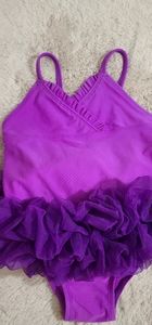 Purple tutu swimsuit